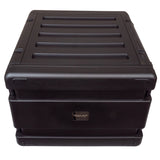 8U Rolling Rack Case with Plastic Hard Shell