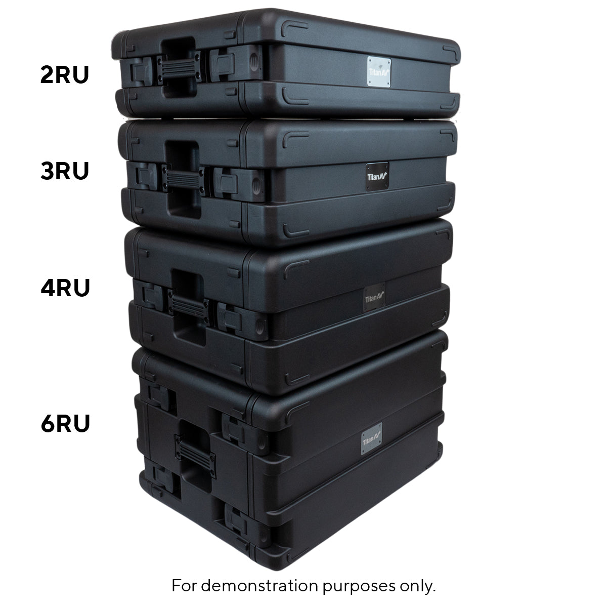 Shallow Rack Cases with Plastic Hard Shell, FX Depth