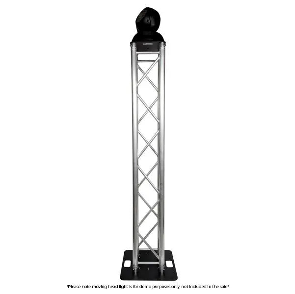 Titan AV Box Truss Lighting Stand 2m Trussing, Steel 500mm Base & Top Plate