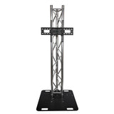 2m Tri Truss Flat Mount TV Stand with 800mm Steel Base