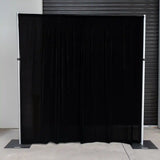 3m x 3m Pipe and Drape Stand with Black Velvet Drapes