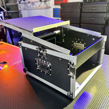 6RU Mixer Rack Case with Laptop Shelf