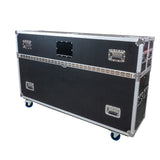 Titan AV Dual 50-65" TV Road Case with Hinged Lid