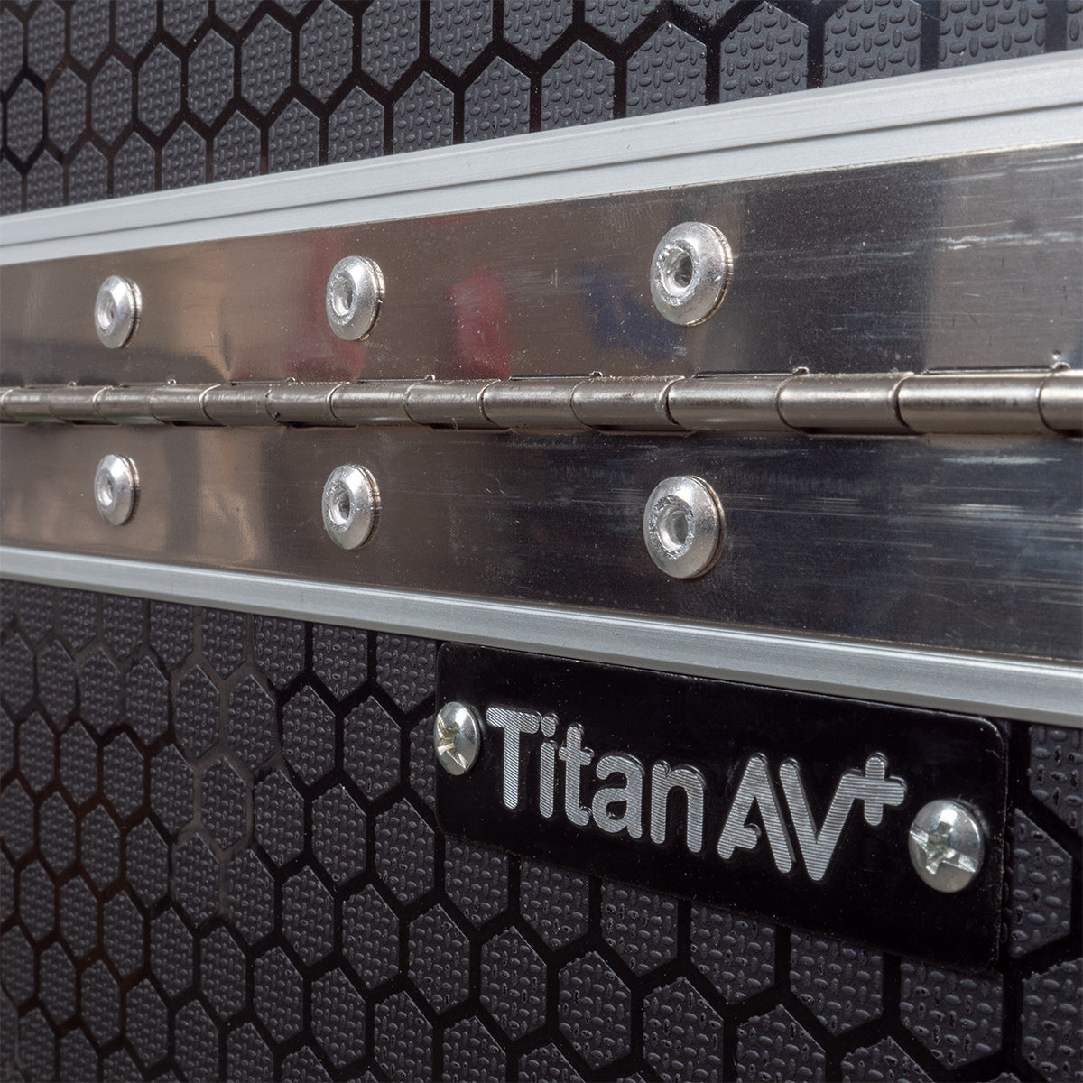 Titan AV Dual 50-65" TV Road Case with Hinged Lid