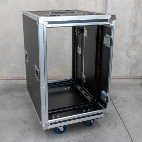 Titan AV 19" 16RU Slam Rack Road Case on Castors, Pro Series