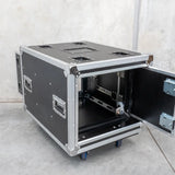 Titan AV 19" 8RU Slam Rack Road Case on Castors, Pro Series