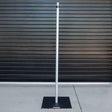  2.13m to 3.6m Adjustable Telescopic Backdrop Pole on base plate