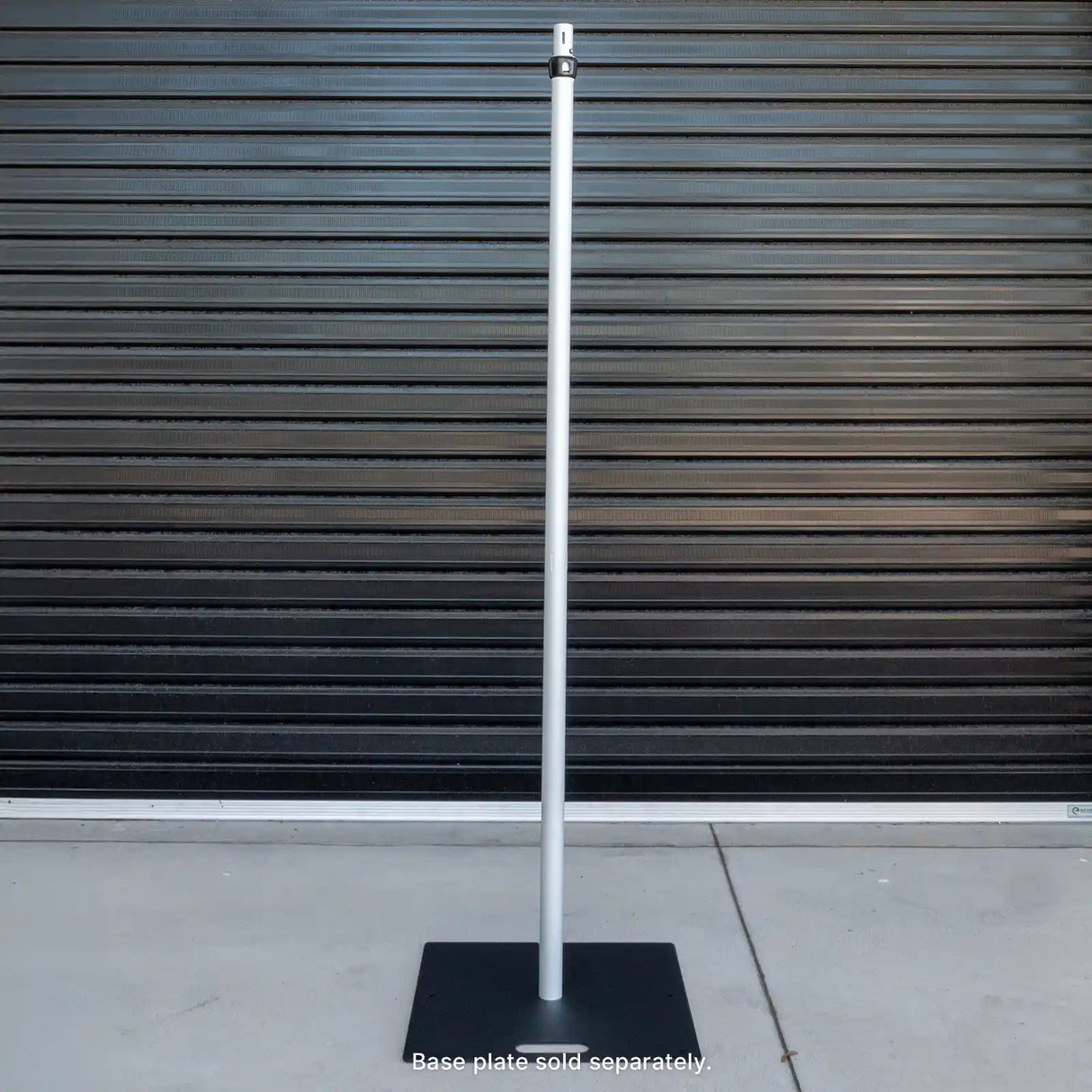  2.13m to 3.6m Adjustable Telescopic Backdrop Pole on base plate