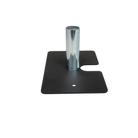 side view of Steel Base Plate – 300mm x 200mm for Backdrop Stands