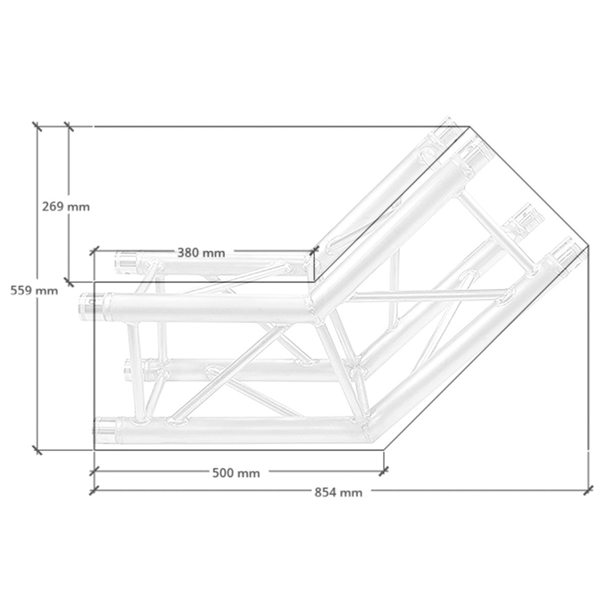 135 Deg Corner 290 Box Truss