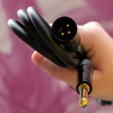 2m XLR Male to 1/4" Jack 6.5mm Titan AV Cable