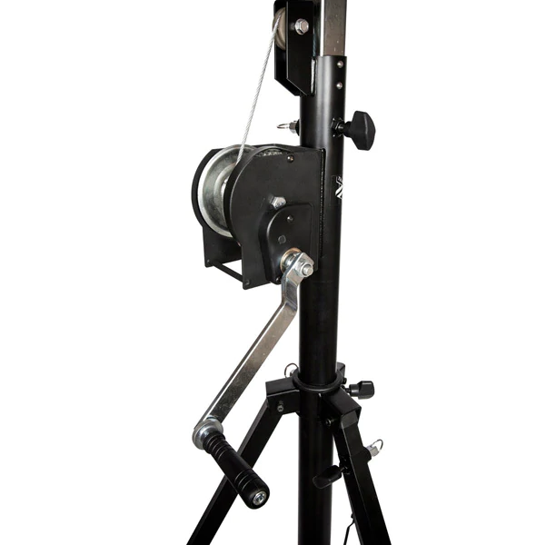 Titan AV 4.1m Winch Up Stand with 1.5m Lighting T-Bar