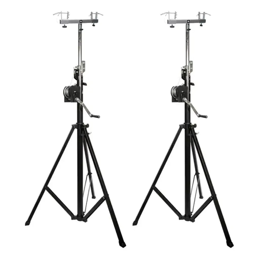 Titan AV 4.1m Winch Up Lighting Truss Stand (PAIR)