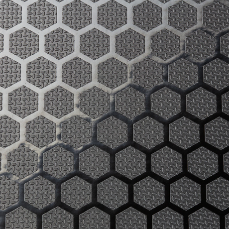 Titan AV Plywood with Hexa Pattern, 1220x1220x12mm, Black