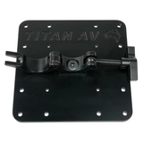 Titan AV 290mm Box - Tri Lighting Truss TV Mounting Adapter Plate 200 Vesa, Black