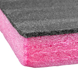 40mm Black & Pink EPE Shadow Foam, 1 x 1 Metre Sheet