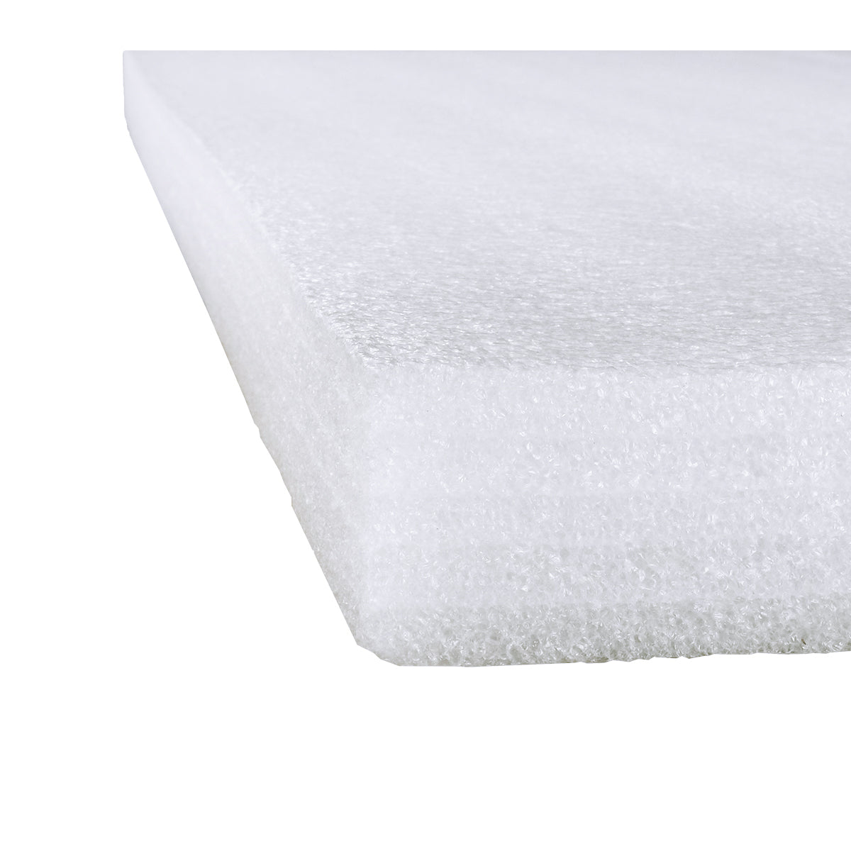 40mm White EPE Foam Sheet, 1 x 1 Metre