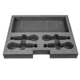 Titan AV Foam Insert for 4 x Shure SM58 Microphones Australian Made