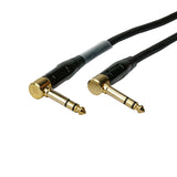 1m 1/4 Right Angle TRS Cable