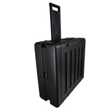 4U Rolling Rack Case with Plastic Hard Shell