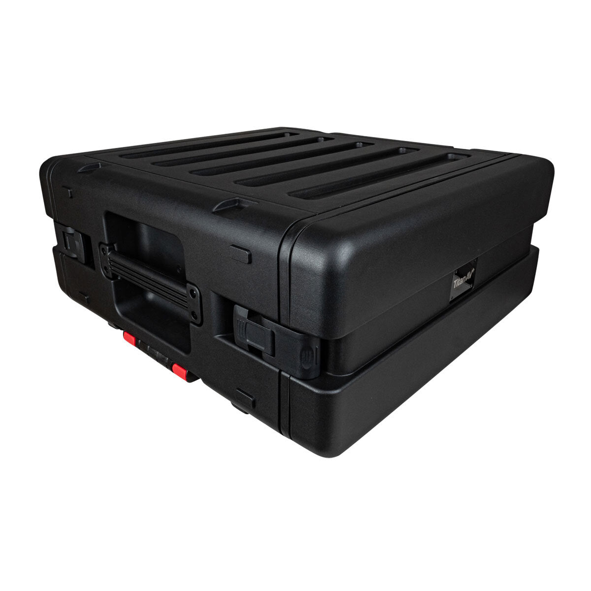 4U Rolling Rack Case with Plastic Hard Shell