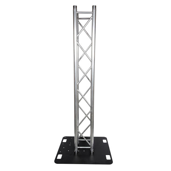 Box Truss Lighting Stand 2 Meter Trussing & Steel 800mm Base