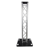 Titan AV Box Truss Lighting Stand 2m Trussing, 800mm Base & Top Plate