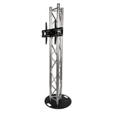 Titan AV 2m Tri Truss Tilt Mount TV Stand with 600mm Steel Round Base