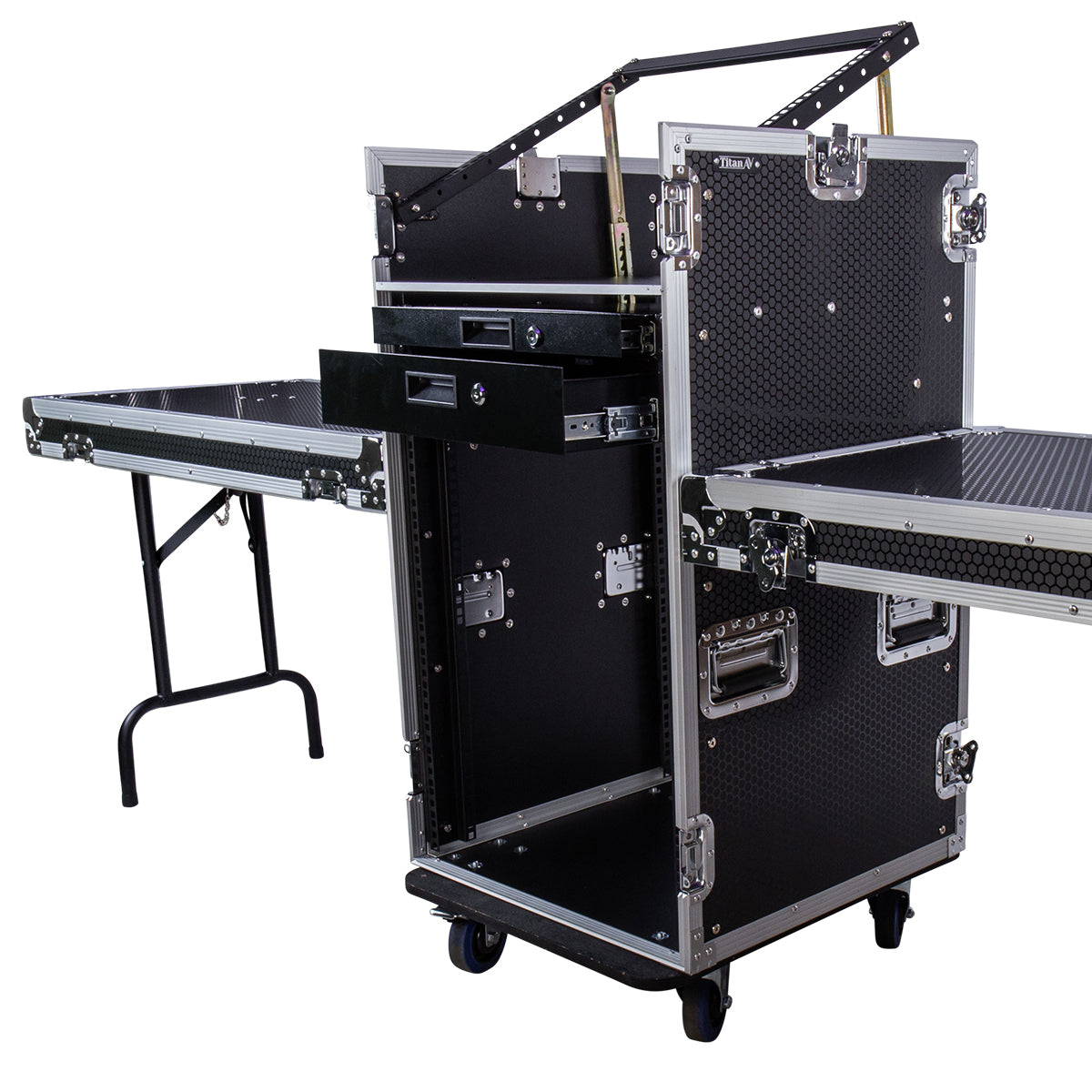 AV Workstation, 19" Mixer Rack & Steel Drawers