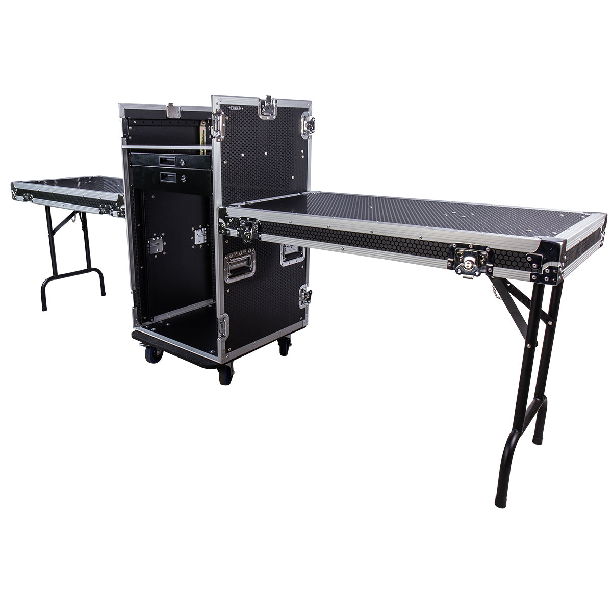 AV Workstation, 19" Mixer Rack & Steel Drawers