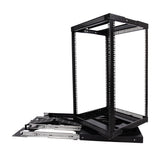 Titan AV 18RU 19" Open Rack with Sliding Base