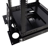 Titan AV 18RU 19" Open Rack with Sliding Base