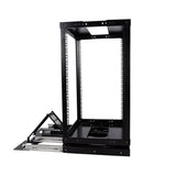 Titan AV 18RU 19" Open Rack with Sliding Base