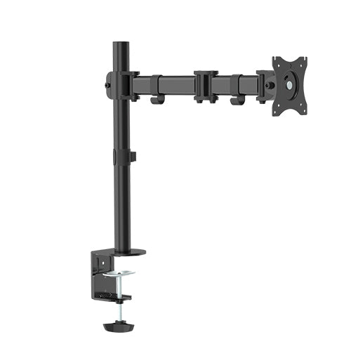 Single Desktop LED Computer Monitor Stand 13-27", Tilt & Swivel