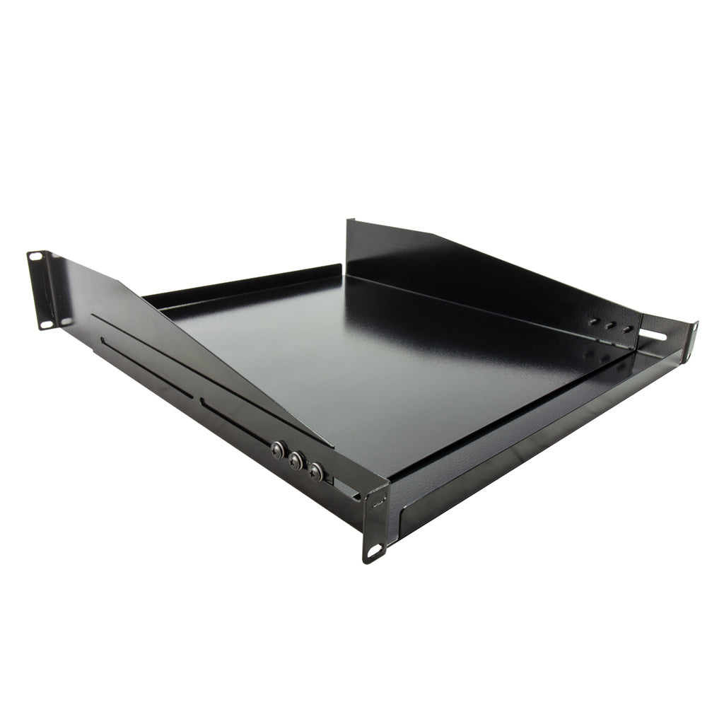 Titan AV 2RU 19" Adjustable Depth Shelf, 470-785mm Deep