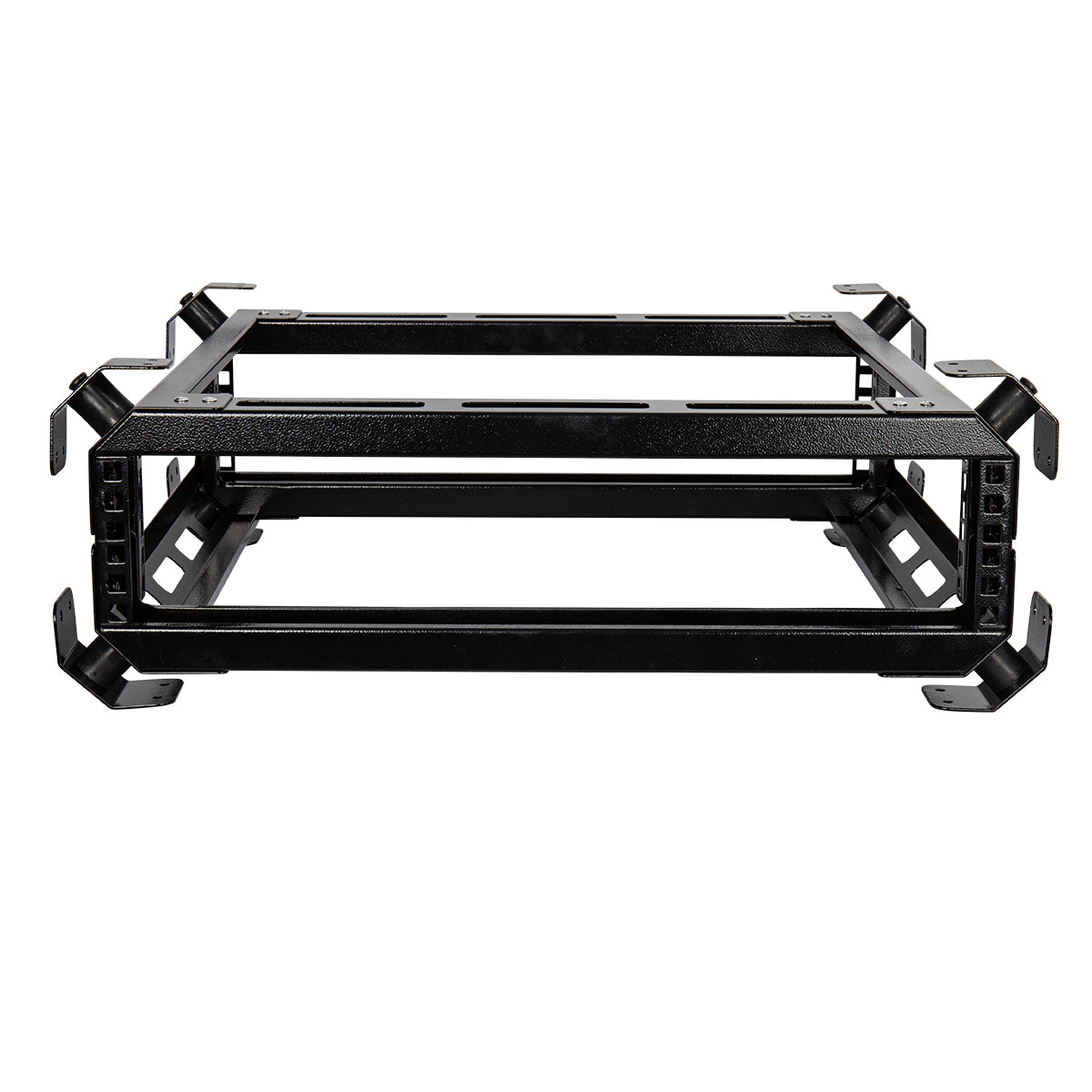 2RU Shock Mount Rack, 450mm Deep