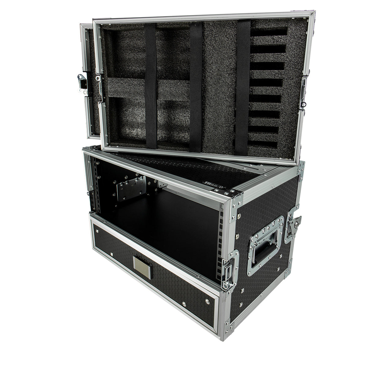 Microphone Case with 4RU Rack & Drawer