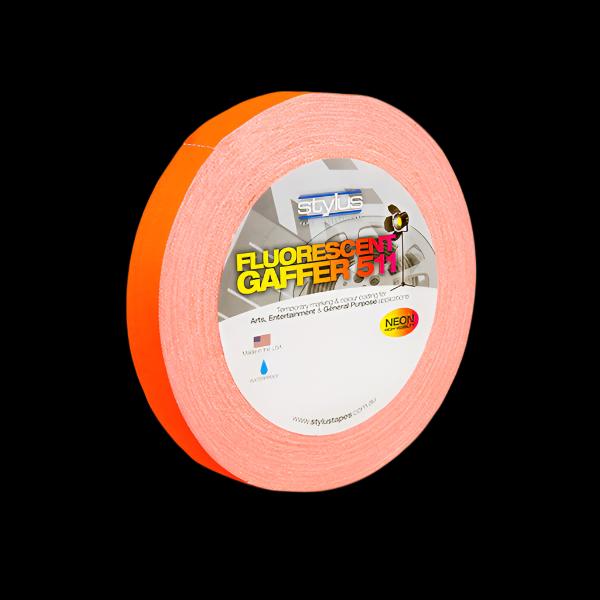 Neon Orange Gaffers Tape, 24mm X 45m | Stylus 511