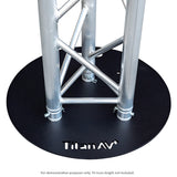 Titan AV 600D Steel Base Plate - 290 Truss, Black