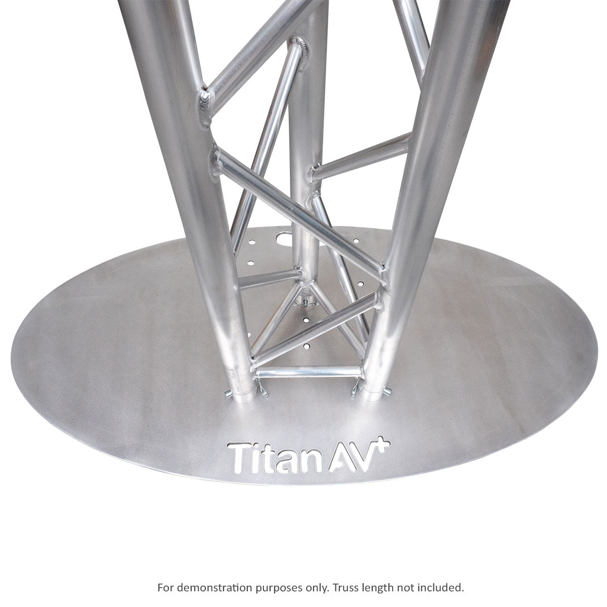 1200 x 600 Oval Aluminium Base Plate - 290 Truss