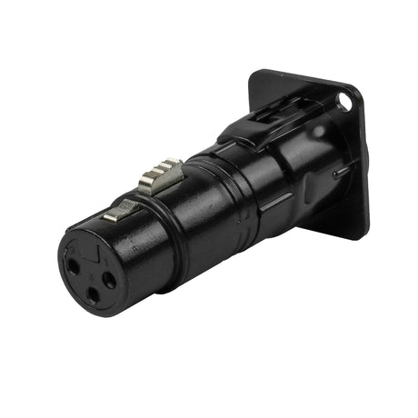 Titan AV XLR(M) – XLR(F) Pass-through Panel Mount Connector